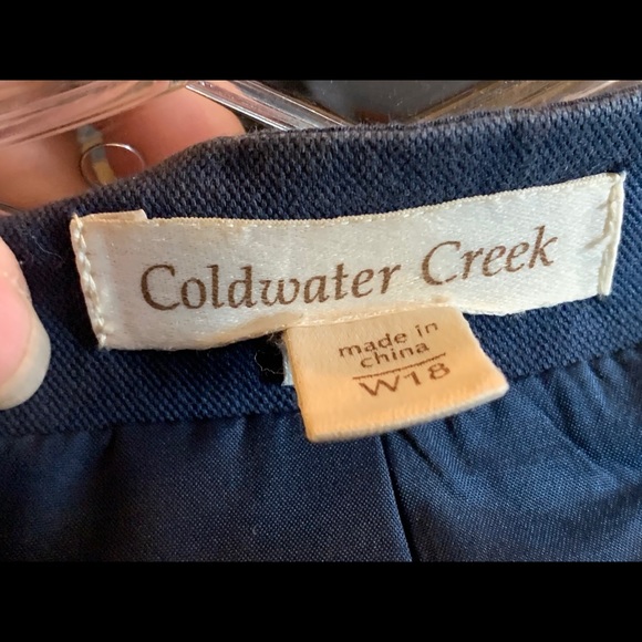 Coldwater Creek Embroidered Denim Vest - Picture 2 of 3